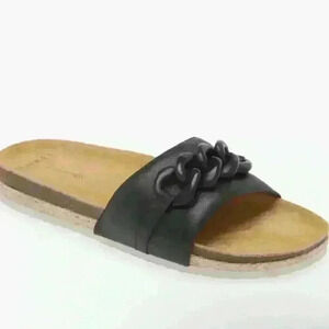 Frankie4 Quinn Slide Sandal black size 6